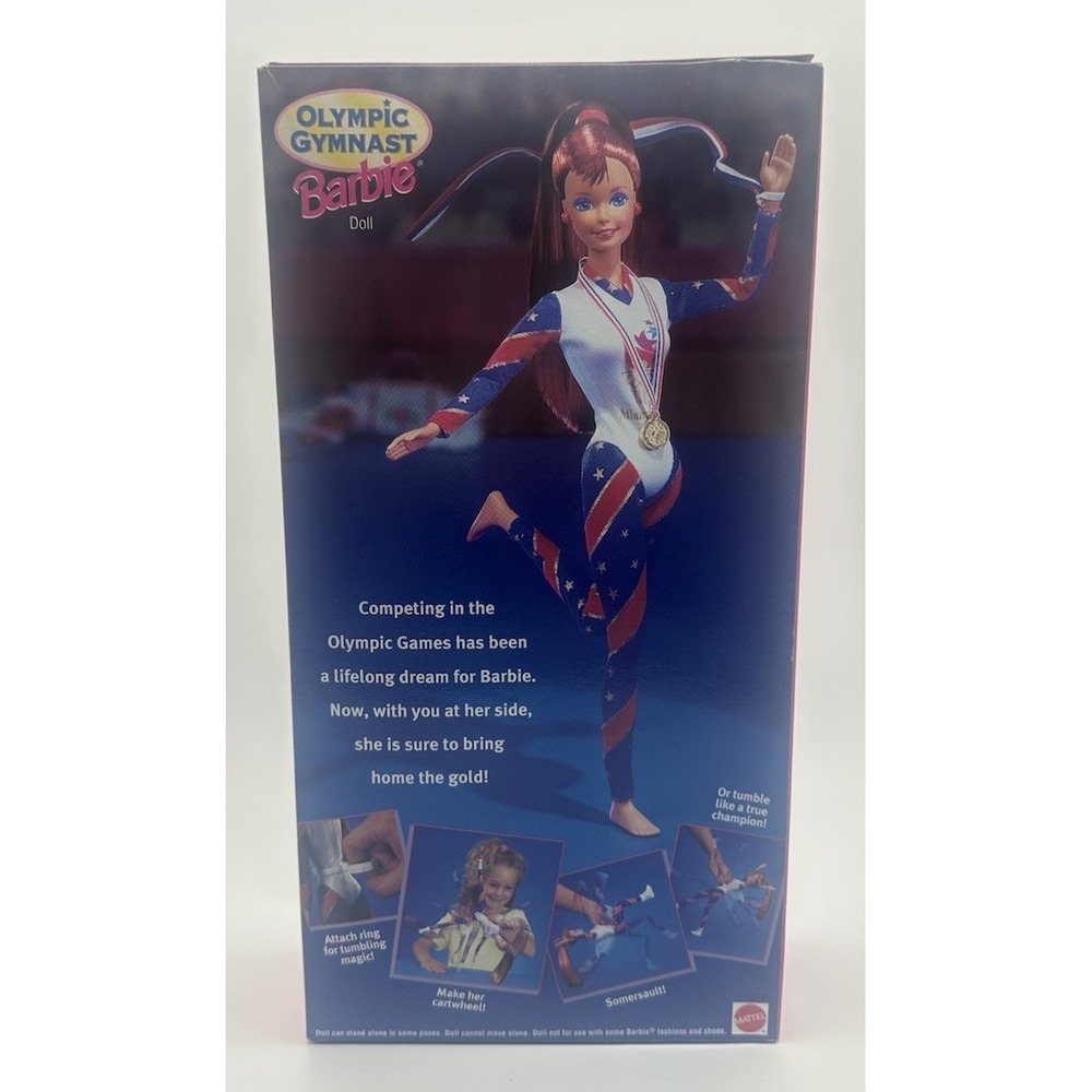 1995 MATTEL BARBIE OLYMPIC GYMNAST ATLANTA 1996 TEAM USA REDHEAD #15125 - Picture 6 of 7